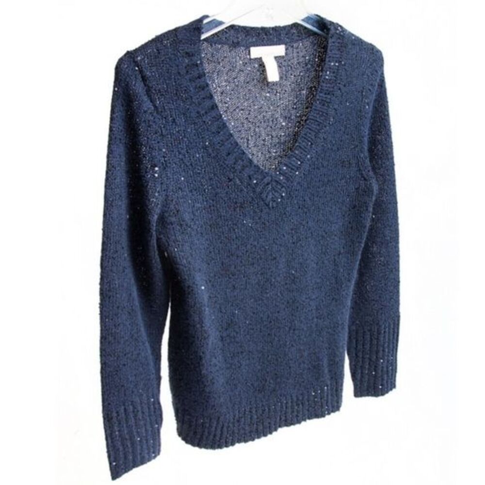 Banana Republic Angora Wool Sequin Sweater - S